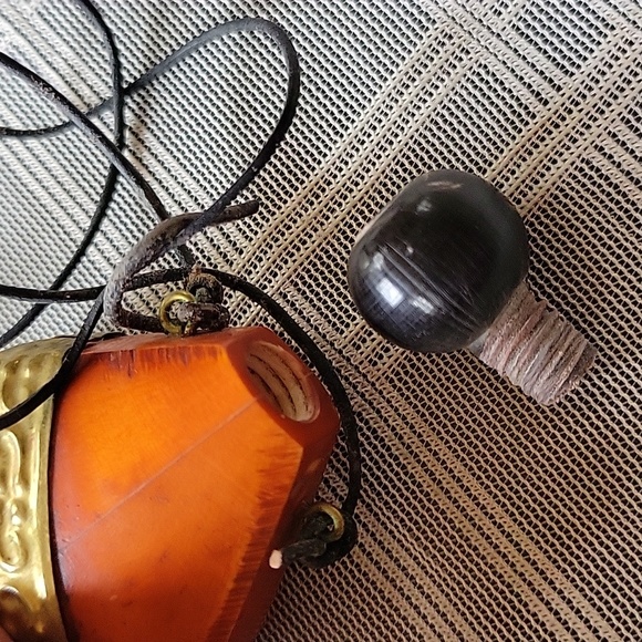 Jeffrey Lawrence for Lawrence Bentley Handmade Bottle on Cord Necklace - Picture 4 of 6